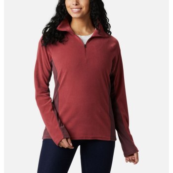 Columbia Glacial IV Half Zip Fleece, Sudaderas Rojos Para Mujer | 527139-CJB